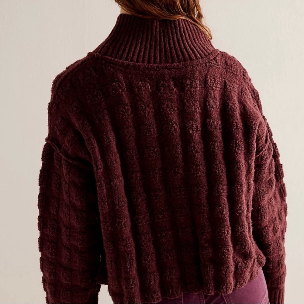 Free people Care FP Soul Searcher Mock Neck Sweater - Picture 3 of 7